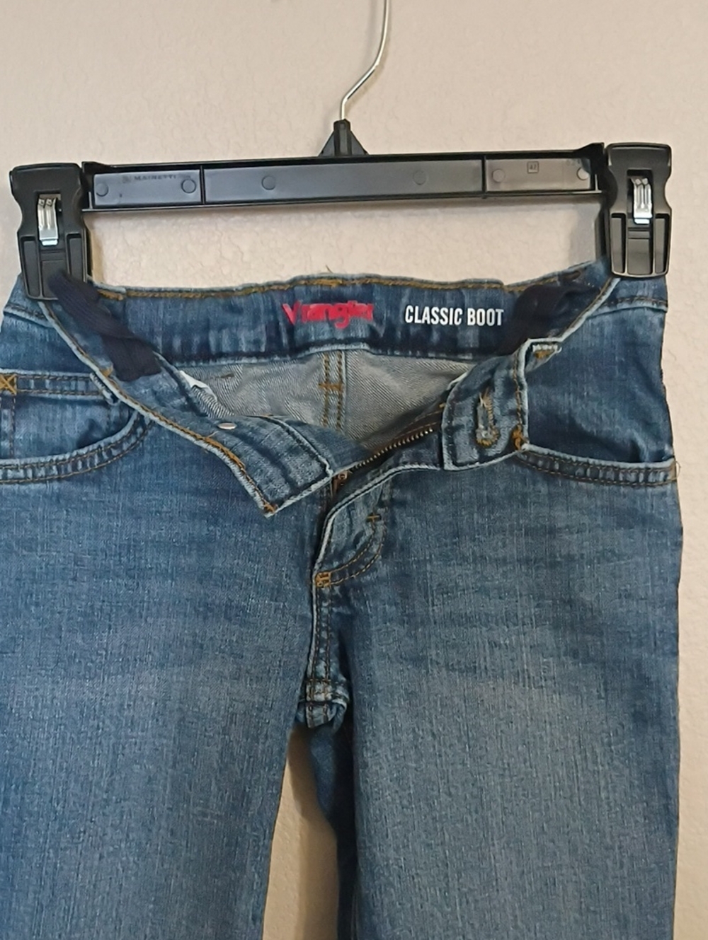 Wrangler Kids Mid Blue Straight-Leg Jeans - Picture 3 of 3